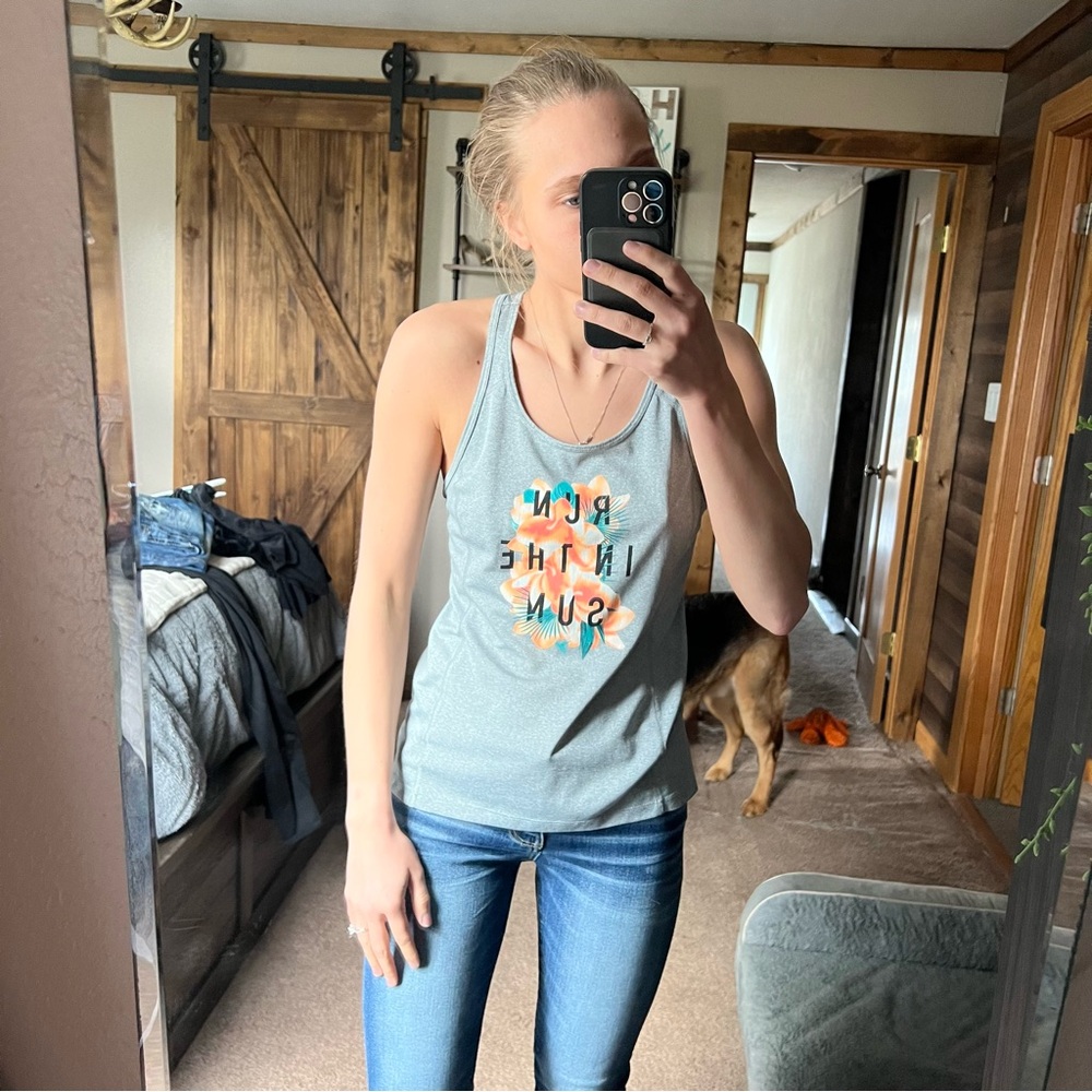 Women's Gray Tank Top